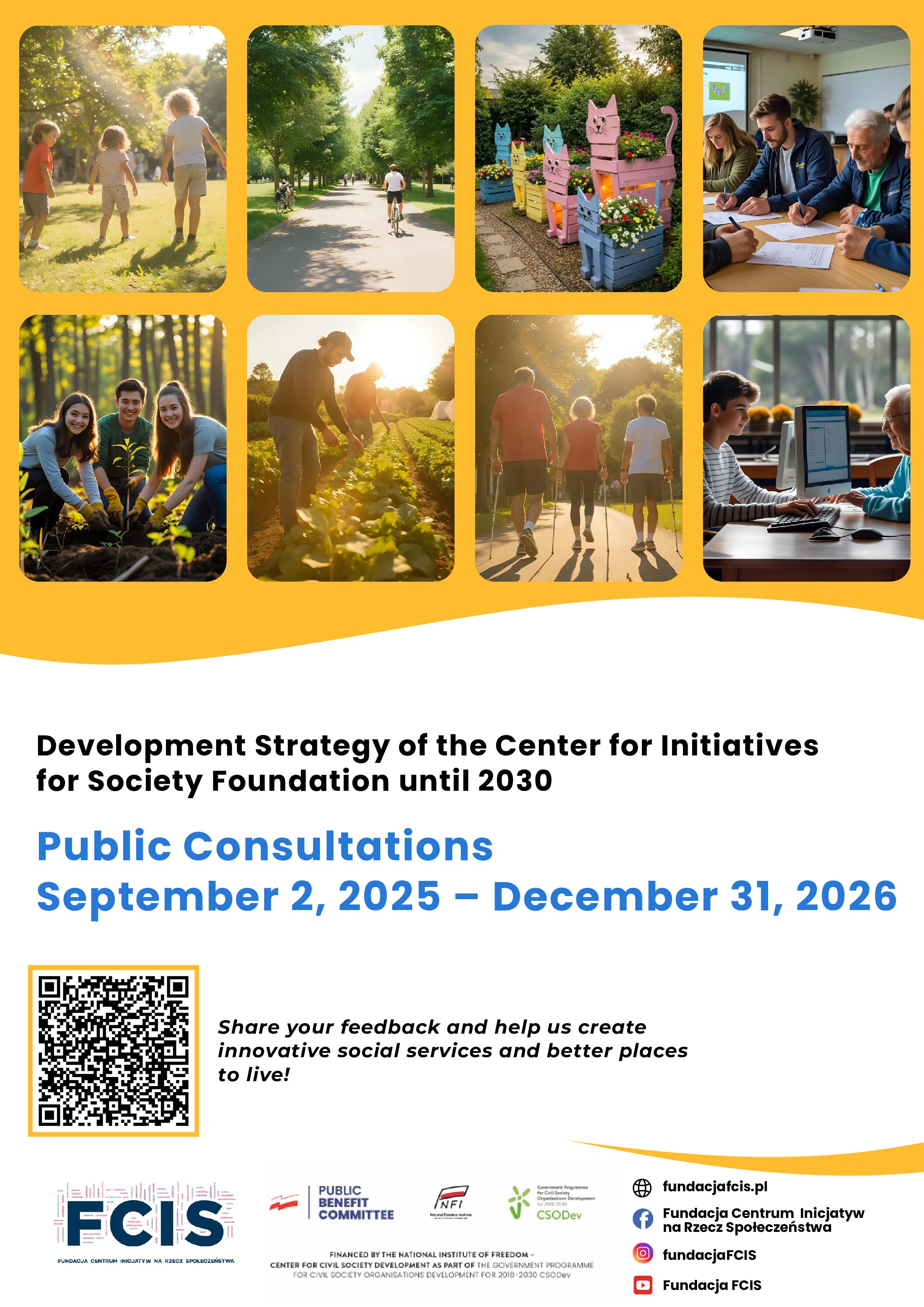 We invite our Partners to consult on the FCIS development strategy until 2030